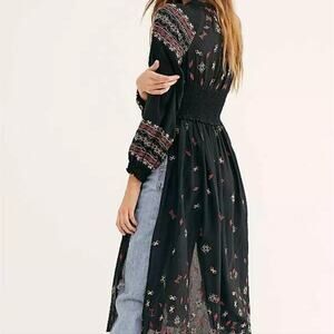 Free People Mykonos Embroidered Dress